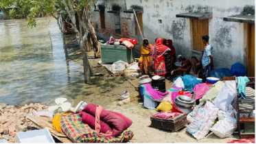 ভেসে গেলো উপকূলের ঈদ, পানিবন্দি ১৫ হাজার মানুষ