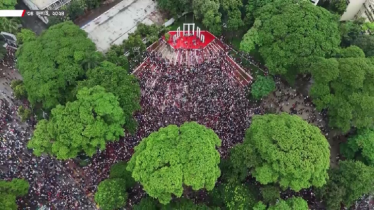 শহীদ মিনার থেকে সরকার পতনের একদফা ঘোষণা