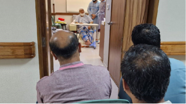 হাসপাতালে জামায়াত আমিরকে দেখতে গেলেন এবি পার্টির নেতারা