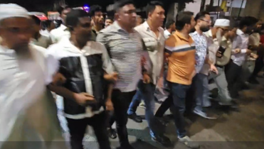 ধানমণ্ডি ৩২-এ বিএনপির বিক্ষোভ মিছিল