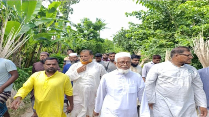 যশোরের পানিতে প্লাবিত সীমান্ত এলাকা পরিদর্শন উপজেলা জামায়াতের