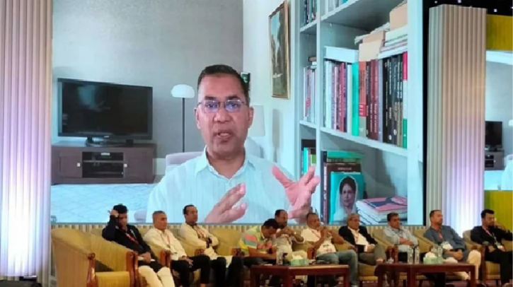 ভোট দিলে ধানের শীষে, দেশ গড়বো মিলেমিশে: তারেক রহমান