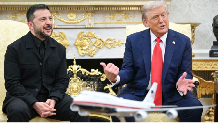 হোয়াইট হাউসে ট্রাম্প-জেলেনস্কির বৈঠক শুরু