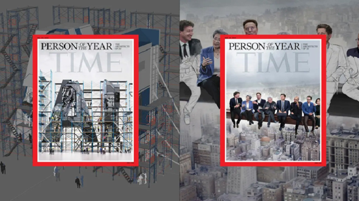 টাইম ম্যাগাজিনের বর্ষসেরা ব্যক্তিত্ব ‘আর্কিটেক্টস অব এআই’