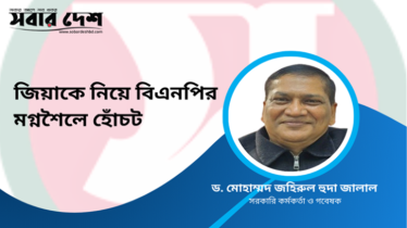 জিয়াকে নিয়ে বিএনপির মগ্নশৈলে হোঁচট