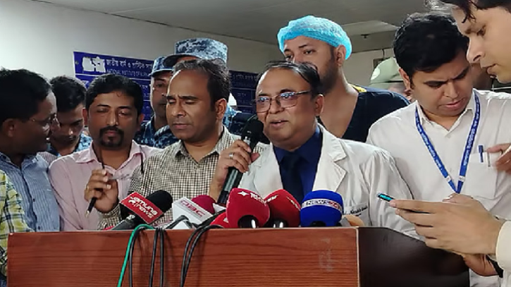 বিমান দুর্ঘটনায় বার্ন ইনস্টিটিউটে চিকিৎসাধীন ৪২ জন, আশঙ্কাজনক ৬