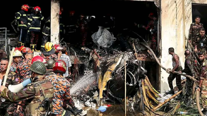 মাইলস্টোনে বিমান দুর্ঘটনায় নিহত বেড়ে ৩৩, হাসপাতালে ৫০ জন