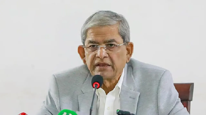 তরুনদের চাঁদাবাজির অভিযোগে বেদনায় নীল হয়ে গেছি: মির্জা ফখরুল