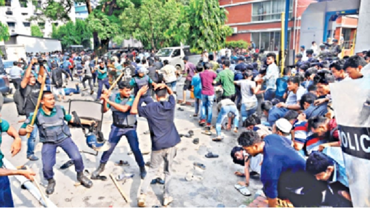 সচিবালয় বিক্ষোভ: অজ্ঞাত ১২০০ জনের বিরুদ্ধে মামলা
