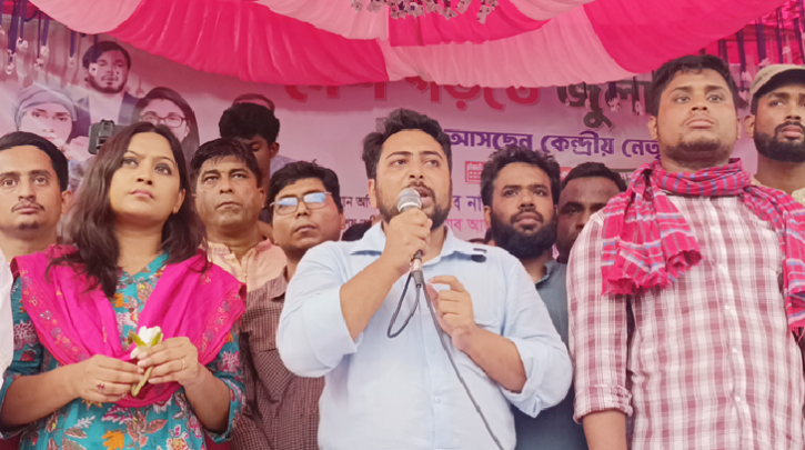 বিচার এবং সংস্কার না হওয়া পর্যন্ত দেশে নির্বাচন নয়: নাহিদ