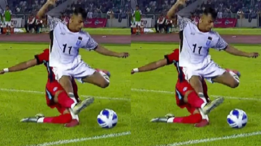 বাংলাদেশকে ‘নিশ্চিত পেনাল্টি’ দিলেন না রেফারি