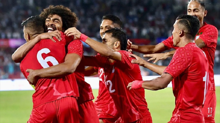 হামজার অভিষেক গোলে দাপুটে জয় বাংলাদেশের!