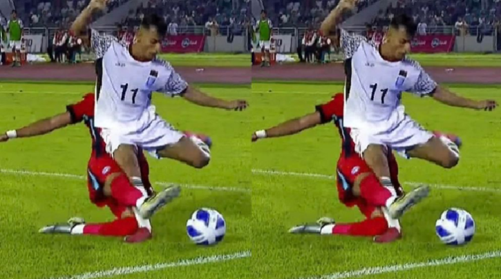 বাংলাদেশকে ‘নিশ্চিত পেনাল্টি’ দিলেন না রেফারি