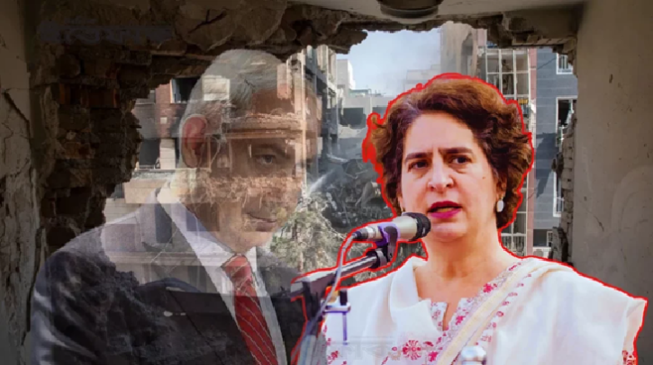 ভারতের সমর্থনে নেতানিয়াহু একটি জাতিকে ধ্বংস করছেন: প্রিয়াঙ্কা