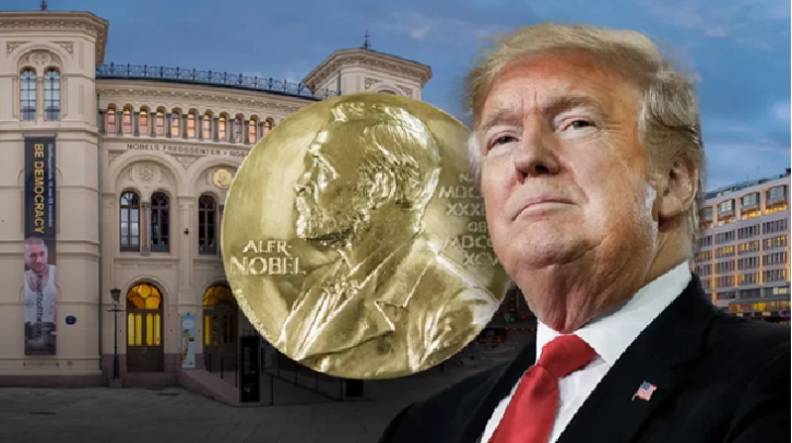 নোবেল শান্তি পুরস্কারের মনোনয়ন পেলেন ট্রাম্প 