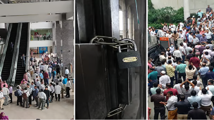 প্রশাসনে  ত্রিমুখী আন্দোলনের অভিঘাত, জনতার মঞ্চের পদধ্বনি