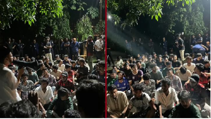 শিক্ষকের ওপর হামলায় মধ্যরাতে উত্তাল খুলনা বিশ্ববিদ্যালয় শিক্ষকের ওপর হামলায় মধ্যরাতে উত্তাল খুলনা বিশ্ববিদ্যালয়