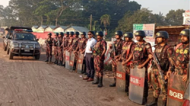 ‘শাটডাউন’ ঘিরে গোপালগঞ্জে পুলিশ–বিজিবির কড়া নজরদারি