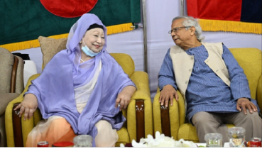 প্রধান উপদেষ্টা ও খালেদা জিয়ার সৌজন্য সাক্ষাৎ