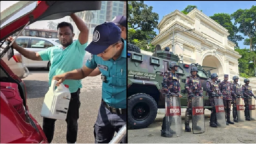 রাজধানীজুড়ে কড়া নিরাপত্তা, ঢাকায় প্রবেশে তল্লাশি জোরদার