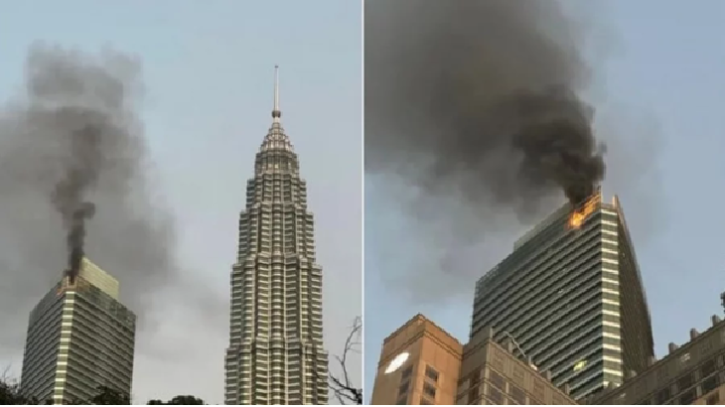 পেট্রোনাস টাওয়ার ৩–এর ৫৭ তলায় অগ্নিকাণ্ড