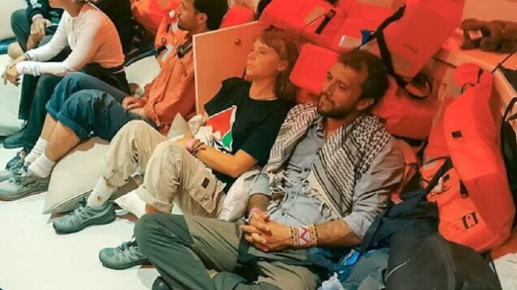 গাজামুখী গ্লোবাল সুমুদ ফ্লোটিলার একটি ছাড়া সব নৌযান আটক