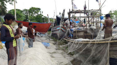 নিষেধাজ্ঞা শেষে নদীতে ফিরছেন ভোলার জেলেরা