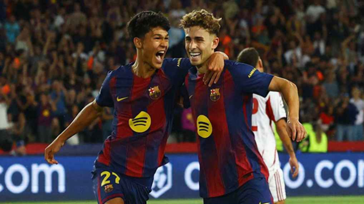 লোপেসের দুর্দান্ত হ্যাটট্রিকে বার্সেলোনার গোল উৎসব