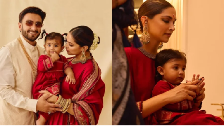 দীপাবলিতে প্রকাশ্যে দীপিকা-রণবীরের কন্যা দুয়া