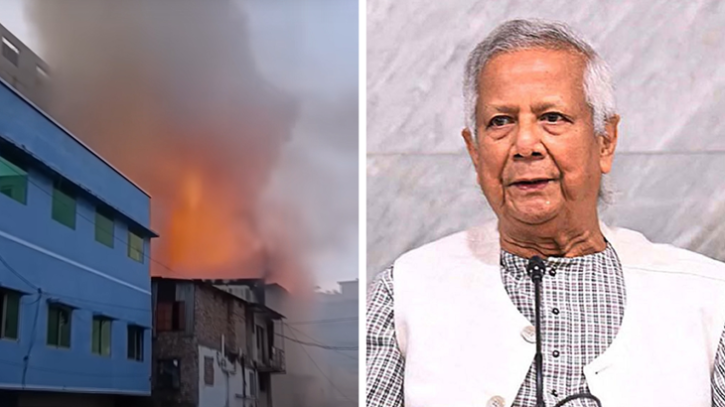 মিরপুরে আগুনে মৃত্যুর ঘটনায় প্রধান উপদেষ্টার শোক