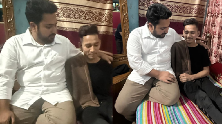 জুলাইযোদ্ধা আহত আতিকুলকে দেখতে গেলেন নাহিদ