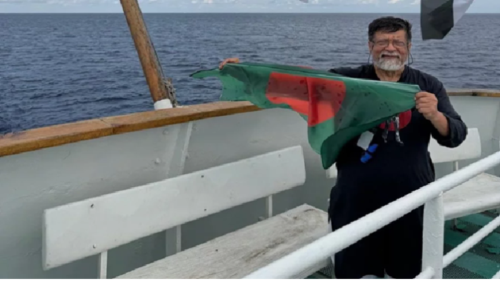 ফ্রিডম ফ্লোটিলার সব নৌযান একসঙ্গে গাজার পথে: শহিদুল আলম