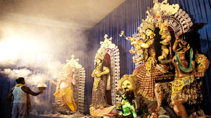 শারদীয় দুর্গোৎসবের মূল আনুষ্ঠানিকতা শুরু