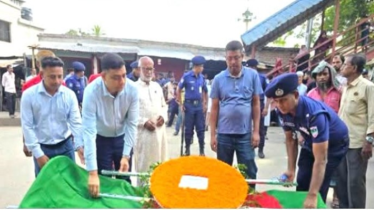 রাষ্ট্রীয় মর্যাদায় চিরনিদ্রায় শায়িত মুক্তিযোদ্ধা আবুল হোসেন