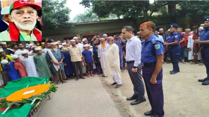 রাষ্ট্রীয় মর্যাদায় চিরনিদ্রায় শায়িত মুক্তিযোদ্ধা নুরুল হক নুর