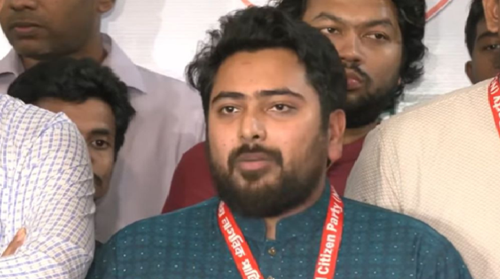 যুগপৎ আন্দোলন থেকে দূরে এনসিপি: নাহিদ ইসলাম