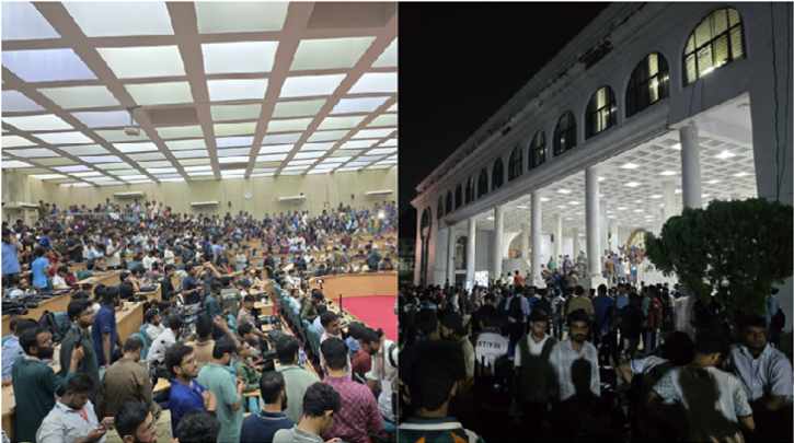 ডাকসু ভোট: সিনেট ভবন ভিড়, ফলাফলের অপেক্ষায় উত্তেজনা