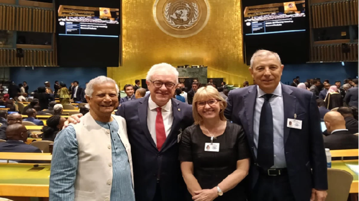 জাতিসংঘ সাধারণ পরিষদের অধিবেশনে প্রধান উপদেষ্টার যোগদান