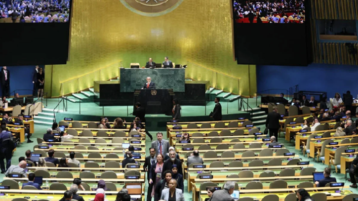 জাতিসংঘে নেতানিয়াহুর ভাষণ বয়কট, কূটনীতিকদের ওয়াকআউট