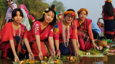 বৈসাবি উৎসবে মুখর রাঙ্গামাটি, পাহাড়জুড়ে বর্ণিল আয়োজন