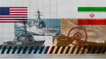 ক্ষেপণাস্ত্র তাক করতেই হরমুজ ছেড়ে ‘পালালো’ মার্কিন যুদ্ধজাহাজ