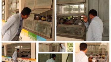 জানালার ফাঁক দিয়ে নজর, নিয়োগ পরীক্ষার কেন্দ্র ঘুরলেন শিক্ষামন্ত্রী