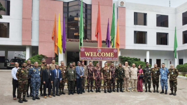 বেনাপোল বন্দর ও চেকপোস্ট পরিদর্শনে ন্যাশনাল ডিফেন্স কোর্স