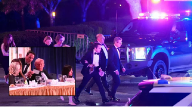 হোয়াইট হাউসের নৈশভোজে গুলি, অল্পের জন্য রক্ষা পেলেন ট্রাম্প