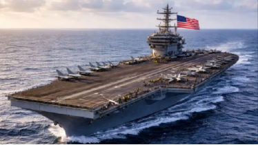 দুটি বিমানবাহী রণতরিসহ ২৬ যুদ্ধজাহাজ মোতায়েন যুক্তরাষ্ট্রের
