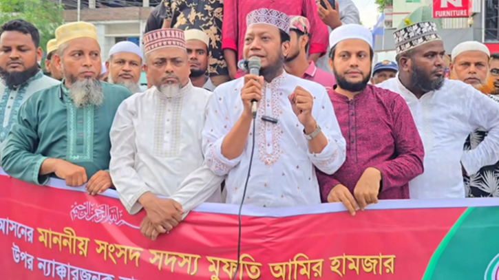 চাঁদাবাজি চলবে না, এখানকার সরকার আমি: আমির হামজা