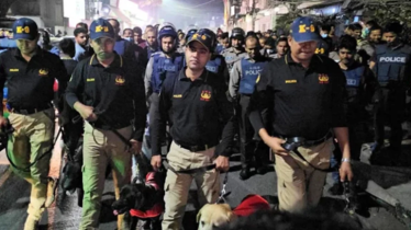 পুলিশ-সোয়াট-ডগ স্কোয়াডের সমন্বয়ে মোহাম্মদপুরে অভিযান