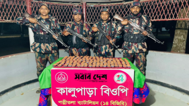 ধামইরহাট সীমান্তে বিপুল পরিমাণ ভারতীয় মাদক উদ্ধার