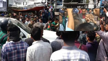 উপদেষ্টা সাখাওয়াতের গাড়ি আটকে শ্রমিকদের বিক্ষোভ