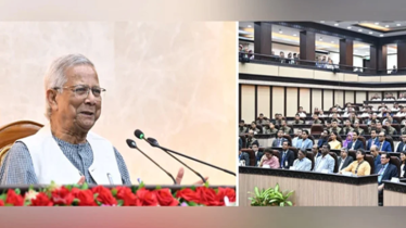 নিজ কার্যালয়ে বিদায়ী ভাষণ ও ফটোসেশন ড. ইউনূসের